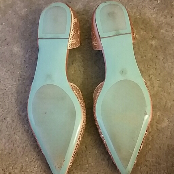 Blue by Betsey Johnson embellished flats - Picture 3 of 7